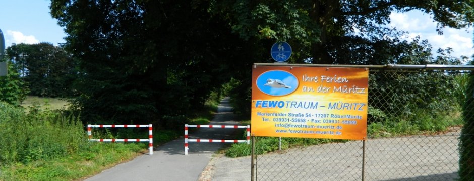 Ansicht Radweg